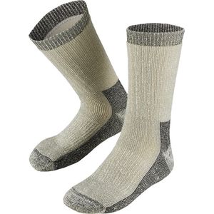 Xtreme - Heavy Tracking sokken - Grijs - Merino Wol - 35/38 - 4-Paar - Wandelsokken naadloos