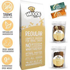 WOOOF regular hondenvoerpakket - hondenvoer, snacks en supplementen