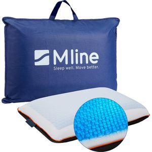 M line Fresh Pillow | Stapelkorting | Volumekorting | 30 dagen proefslapen | Gel Traagschuim combinatie | Hoofdkussen met koelgel | Traagschuim Hoofdkussen | Anti nekklachten | Anti allergie kussen |