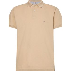 Tommy Hilfiger 1985 Regular Fit polo - beige - Clayed Pebble -  Maat: M