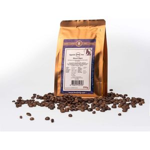 Soolong See Oeganda Nr2000 Koffiebonen Mount Elgon, Speciality koffie Arabica medium roast, medium body en aromatisch met fris zoete ondertonen. - Zak 250gram