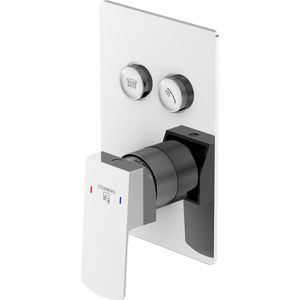 Steinberg Serie 342 prefab installatieset, voor bad/douche, 2 verbruikers, 120x180mm, 34222213