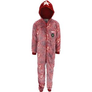 Marvel Avengers onesie rood kinderen maat 6 jaar / 116 - Glow in the dark