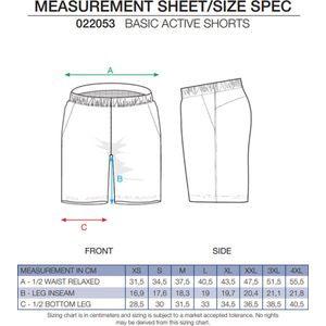Clique Basic Active Shorts 022053 - Zwart - M