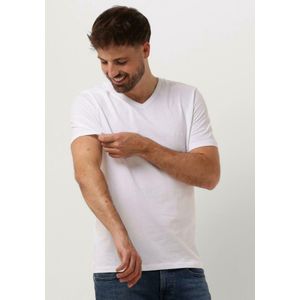 HUGO BOSS Classic T-shirts regular fit (3-pack) - heren T-shirts V-hals - wit - Maat: XXL