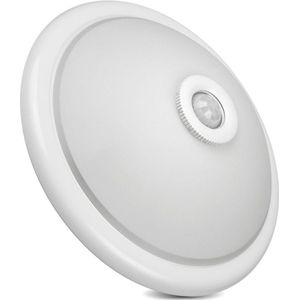 Plafondlamp met een PIR bewegings- en schemersensor en een vervangbare lichtbron 2x max 40W met een E27 lampvoet, 220-240V ~ 50 / 60Hz MCE324