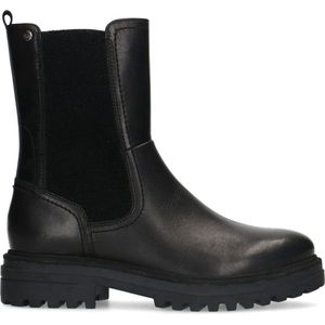 No Stress Leren Enkelboots Zwart