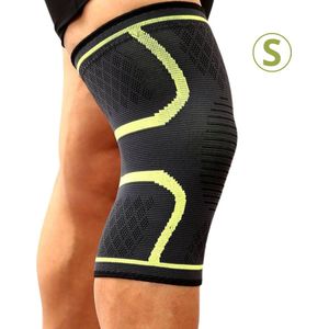 Nivard Sportbrace Knie - Kniebrace - Knee Sleeves Powerlifting - Knee Support - Compressie Knie Brace - Knee Wraps - Dames - Heren - Groen - Maat S