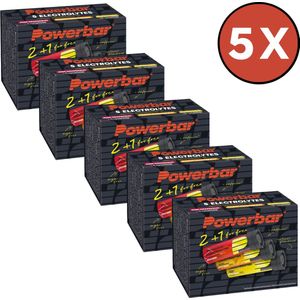 Powerbar Electrolyte Tabs  | Promopacks Try-out Voordeelpakket - Sportdrank (o.a. met cafeïne) - 5 dozen x (2 + 1 GRATIS) x 10 tabs (150 tabs)