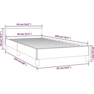 vidaXL-Bedframe-met-hoofdeinde-stof-lichtgrijs-90x200-cm