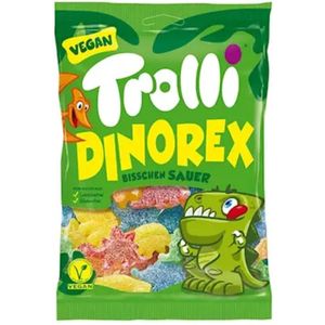 vegie Dinosoures trolli snoep 200 gram