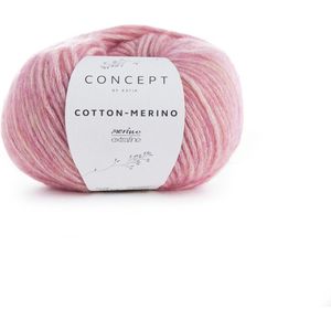 Cotton-Merino Katia Oud Roze Kleurnr. 119 - merino wol - breigaren - breien - haken - sjaal breien - muts breien - debardeur breien - super zacht - garen - breiwol - breien voor beginners