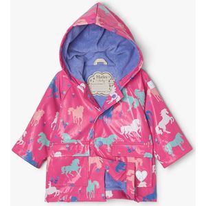 Hatley-regen-jas-unicorn-roos-18-24M