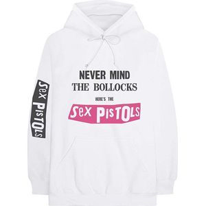 Sex Pistols - Never Mind The Bollocks Hoodie/trui - S - Wit