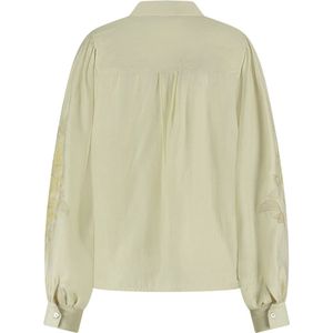 NUKUS Milanova Blouse Dames - Jurken - Kleedje - Beige - Maat M