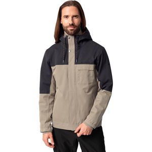 Vaude Manukau Ii Regenjack Met Volledige Rits Beige XL Man