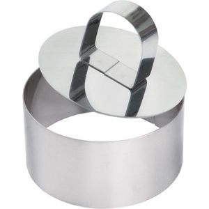 Kookring Edelstaal Wiel - Taartring - Bakringen - Dessertring - Bakvorm