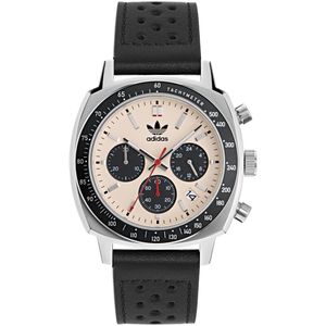 Adidas Originals Master Originals One Chrono AOFH23578 Horloge - Leer - Zwart - Ø 44 mm