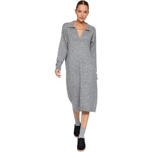 Trendyol Poeder Duurzamere Midi Knit Zachte Textuur Jurk Twoaw24El00520