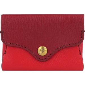 FOSSIL Kaarthoes Heritage Card Case Red Velvet Rood