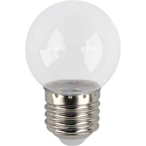 Olucia lichtsnoer - Transparante lampenbol - Geschikt voor buiten (IP44)