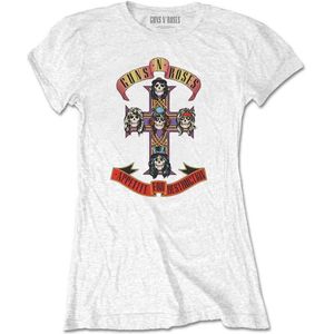 Guns N' Roses - Appetite For Destruction Dames T-shirt - M - Wit