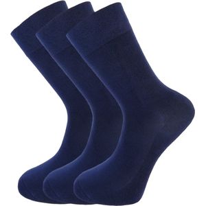 Bamboe sokken - 3 paar - Donker Blauw - Maat 47-50