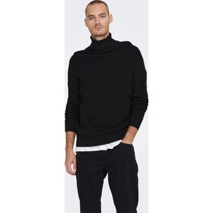 ONLY & SONS ONSPHIL REG 12 STRUC ROLL NECK KNIT NOOS Heren Trui - Maat L