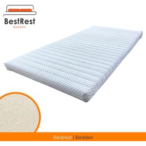 Traagschuim Topdekmatras - Tencel Hoes - Nasa Traagschuim - 7cm dik - Ergonomisch - 110x200cm - Bestrest Bedden®