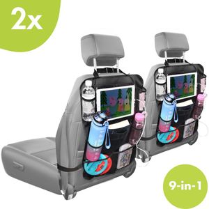iMoshion 9-in-1 Autostoel Organizer met Tablet Houder - 2 Stuks - Auto Organizer voor Kinderen - Auto Accessories - Universeel