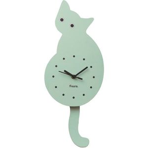Fisura - Wandklok Kat - munt