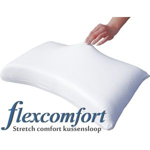 Mahoton Kussenslopen Flexcomfort Grijs 45 x 65 cm/Melody