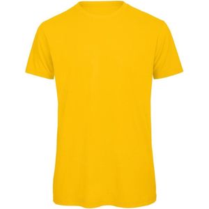 Senvi 5 pack T-Shirt -100% biologisch katoen - Kleur: Geel - L