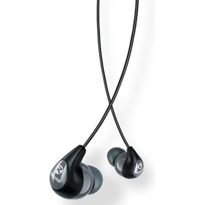 Shure SE112-GR Hoofdtelefoons Bedraad In-ear Oproepen/muziek Zwart, Grijs