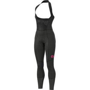 ALE Triathlon ALE Bibtight Future Be Hot Winterbroek Dames Zwart / Roze XL