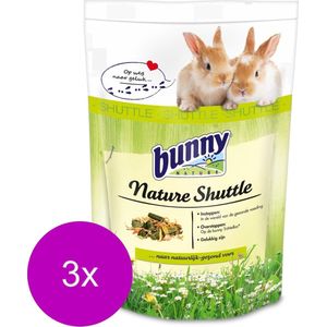 Bunny Nature Konijnendroom Nature Shuttle - Konijnenvoer - 3 x 600 g