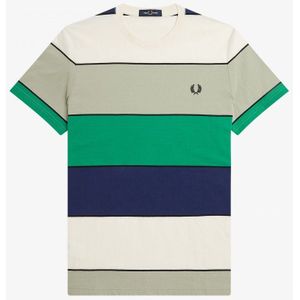 Fred Perry Bold stripe t-shirt - seagrass