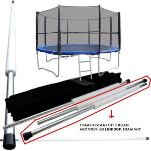 Paal of buis voor trampoline veiligheidsnet  - voor diverse trampolines Ø 366-396-430 cm - 1 stuks