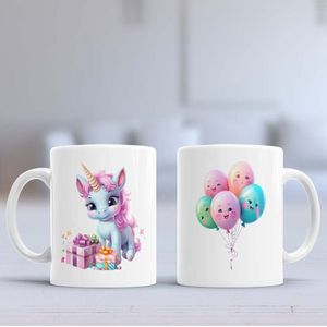 Mok Pink Unicorn - Cute - Gift - Cadeau - Unicorn - Adorable - CutiePie - Sweet - Lovely - Pretty - Schattig - Lief - Mooi - Snoezig