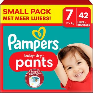 Pampers - Baby Dry Pants - Maat 7 - Small Pack - 42 stuks - 17+ KG