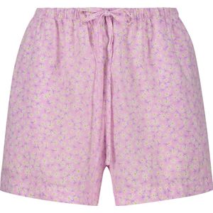 Hunkemöller Dames Nachtmode Pyjama shorts - Roze - maat XL