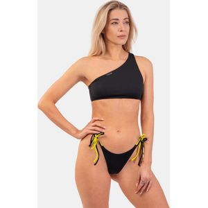 Fitness – Double Sided-Tie Bottom Bikini Zwart – NEBBIA 452-M