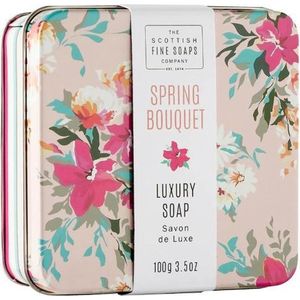 Scottish Fine Soaps Soap In A Tin Floral Spring Bouquet Zeep 100gr