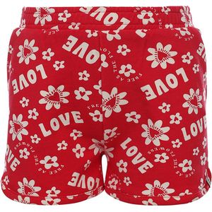 LOOXS Little 2413-7669-983 Meisjes Broek - Maat 110 - rood van 95% Cotton 5% elastan