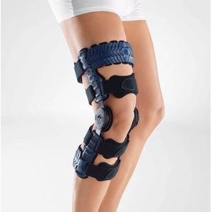 Bauerfeind SecuTec Genu Flex Kniebrace Blauw-Rechts-Maat 1