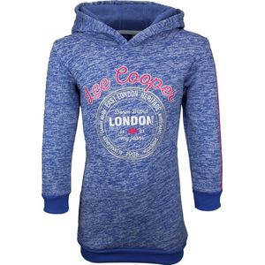 Lee Cooper Jurkje Sweaterdress LC blauw Kids & Kind Meisjes Blauw - Maat: 158/164