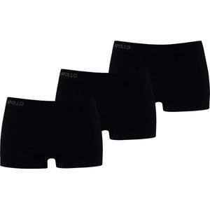 Comfort Essentials - Naadloos Ondergoed Dames - Dames Hipsters - 3 pack - Zwart - XL - Dames Ondergoed Boxershort