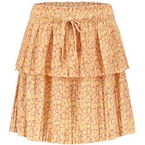 Like FLO Fancy Flower Crepe Skirt Meisjes - Korte rok - Oranje - Maat 104