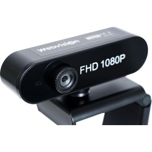 Webcam voor pc met microfoon - 1920x1080 FULLHD 30FPS - Windows & Mac - Webcam voor pc met usb