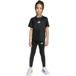 adidas Sportswear Train Essentials Glam Print Sport Set Kids - Kinderen - Zwart- 104